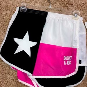 Racquet and job running shorts